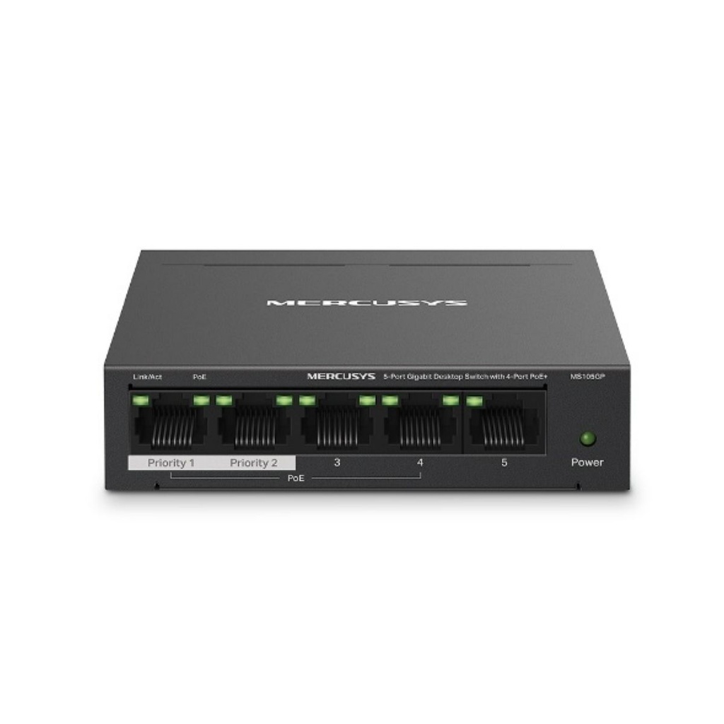 Switch MERCUSYS MS105GP 5 Puertos Gigabit 4 POE