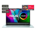 Notebook Asus Vivobook GO 15 OLED E1504FA-L1419W MIL-STD-810H | 15,6'' | 60Hz | AMD Ryzen 5 7520U | 16GB | 512GB SSD |  REF A.