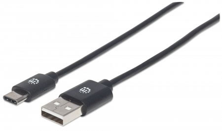 Cable USB C a USB A macho/macho 2,0 mts Manhattan