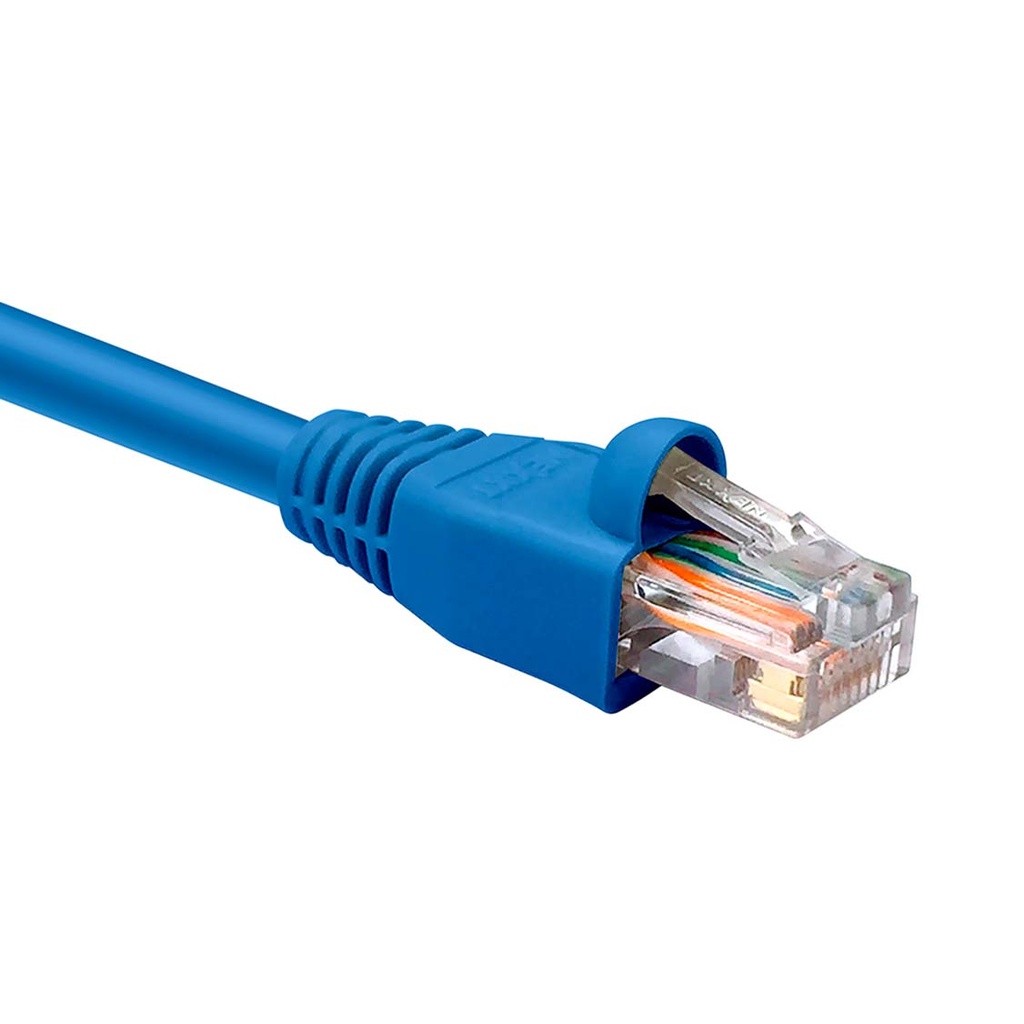 Cable patch cord CAT 5e 24AWG 7FT Nexxt azul