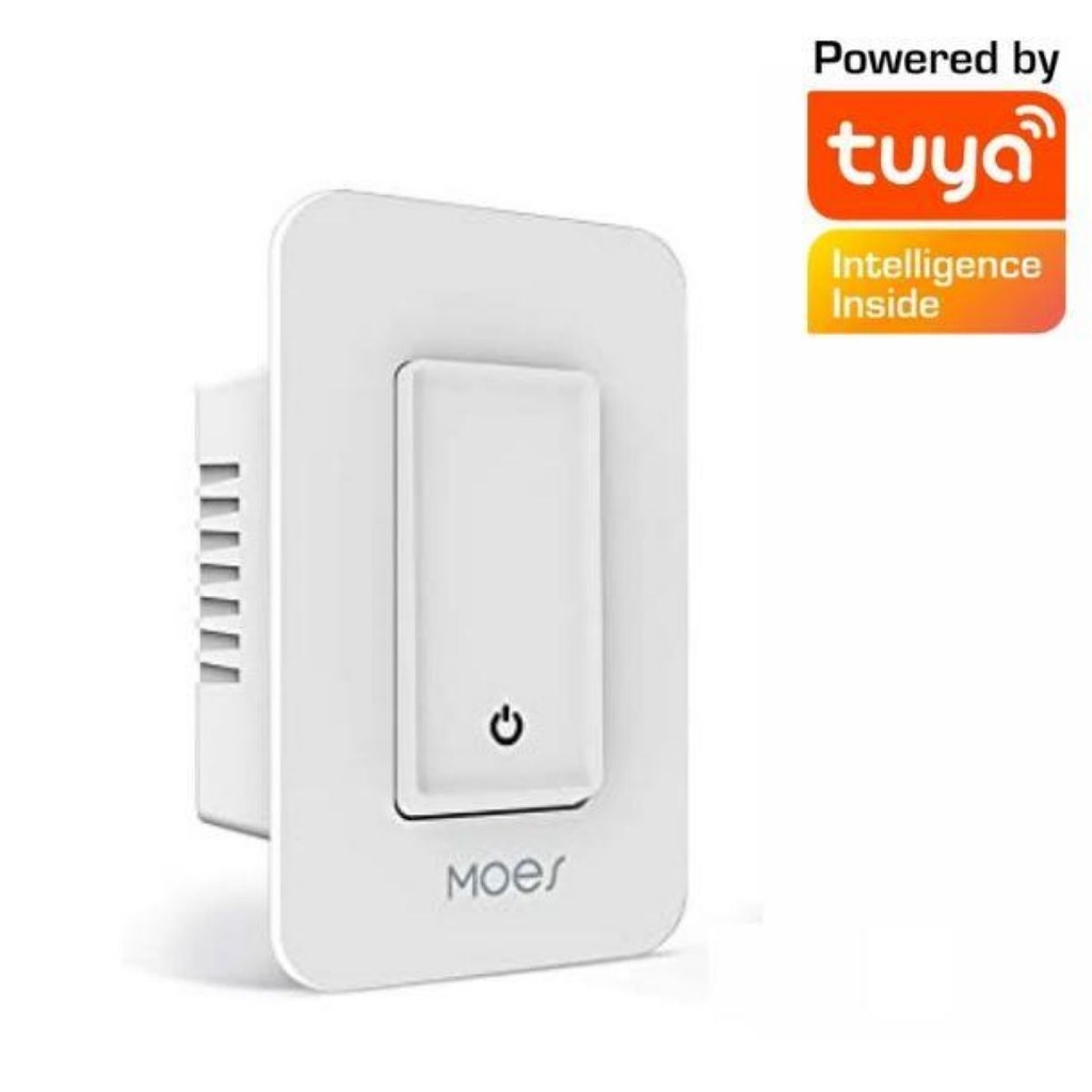 Interruptor Pulsador de luz inteligente WiFi MOES