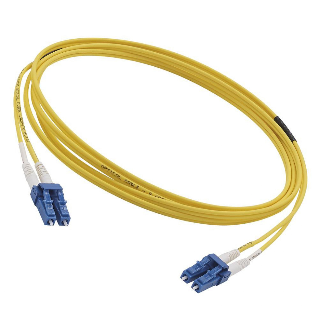 CABLE FIBRA ÓPTICA DUPLEX MONOMODO SC/LC UPC 9/125 15M - LSZH