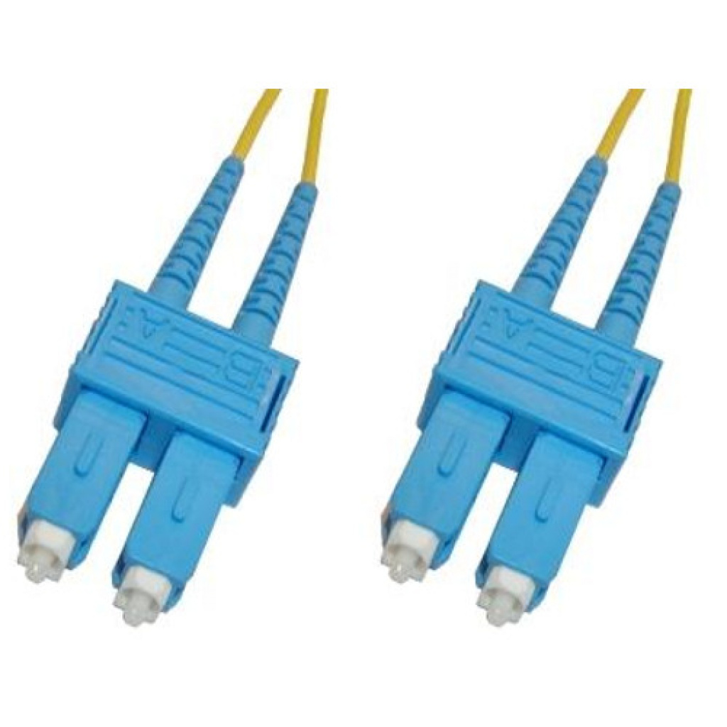 CABLE F/O DÚPLEX MONOMODO SC/LC UPC 9/125 5M