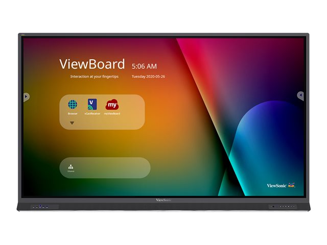 ViewSonic ViewBoard IFP8652 - 86" Clase diagonal (85.6" visible) pantalla LCD con retroiluminación LED - interactivo - 4K UHD (2160p) 3840 x 2160