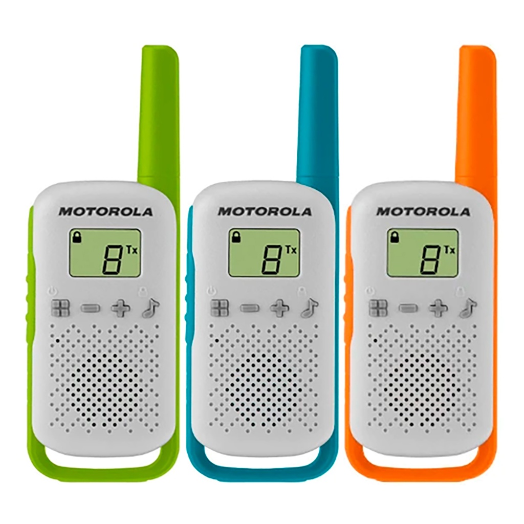 MOTOROLA - RADIO 2 VÍAS TALKABOUT T110 - 25KM. 22 CANALES.