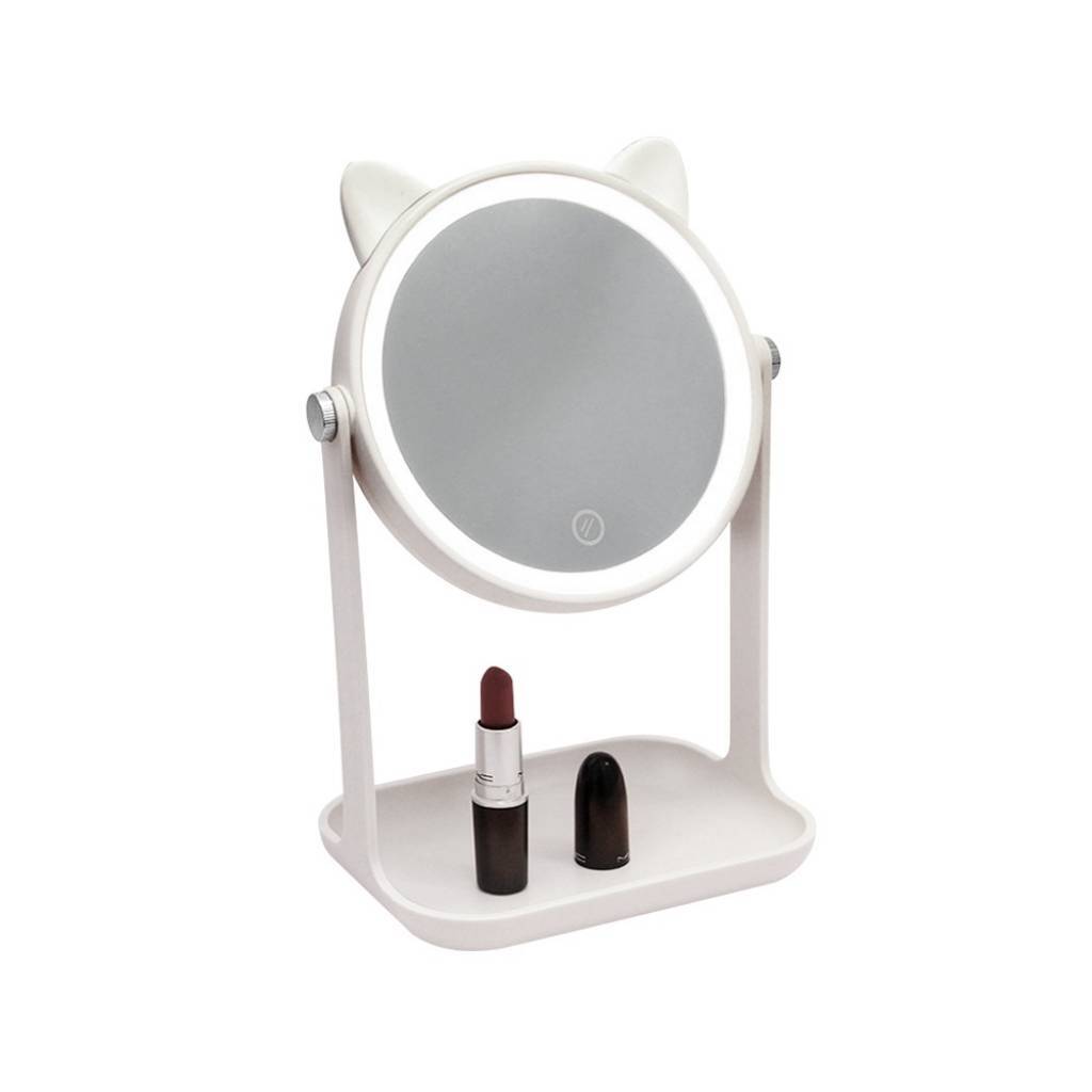 Espejo redondo con luz led cat Ledstar CY046