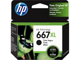 Cartucho original HP 3YM81AL (667XL) - Negro 480cps