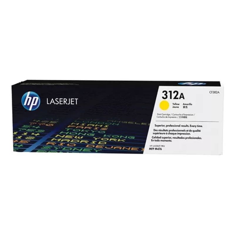 Toner original HP CF382A (312A) - Amarillo 2.700cps