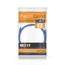 Patch Cord UTP CAT 5e 4.3M moldeado trenzado azul nexxt