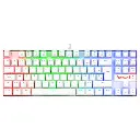 Teclado Redragon K552 Kumara RGB ES Blanco Switch Blue  