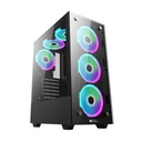 Gabinete Gamer Shot SUP-8012-80A Vidrio Templado Black