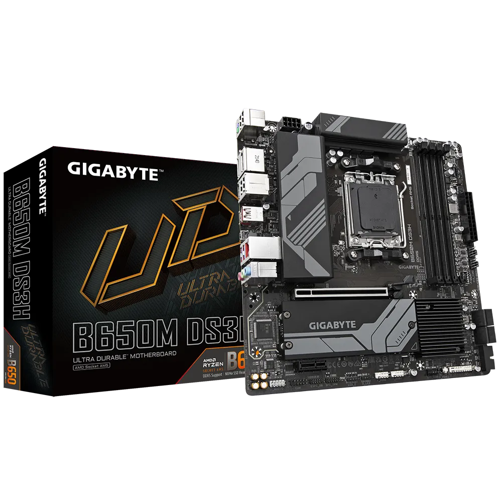 Motherboard Gigabyte B650M DS3H AMD Socket AM5 - Micro ATX 
