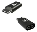 Xtech - XTC-526 - USB adapter - USB Type C - Micro-USB Type B - Black