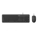 PHILIPS - COMBO USB MOUSE AMBIDIESTRO Y TECLADO SPT6334 - USB 2.0. MOUSE 1000DPI. TECLADO 104 TECLAS.
