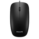 PHILIPS - MOUSE AMBIDIESTRO USB SPK7214BS - USB 2.0. 1000DPI.